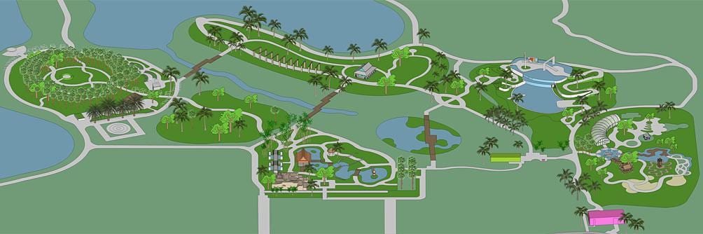 Карта на неапол ботаничка градина