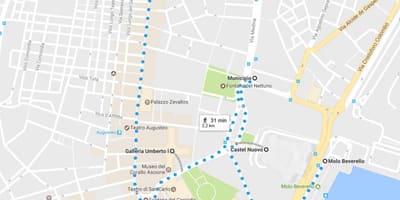 Неапол прошетка мапа