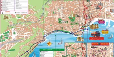 Неапол, италија хоп на хоп исклучите автобуска турнеја мапа